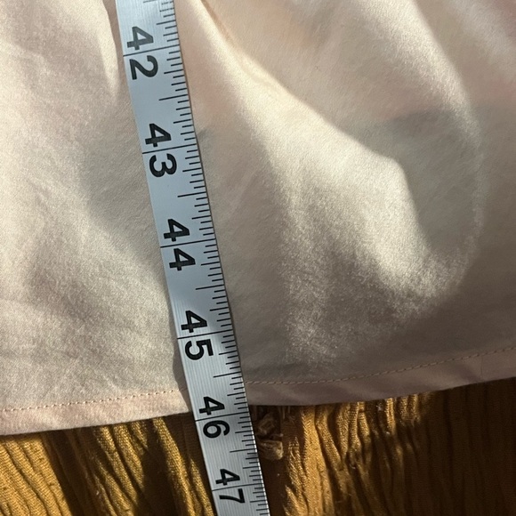 NWT Everyday Ritual Sloan T-Back Nightgown - Champagne Cotton Sateen — Large - Picture 14 of 15